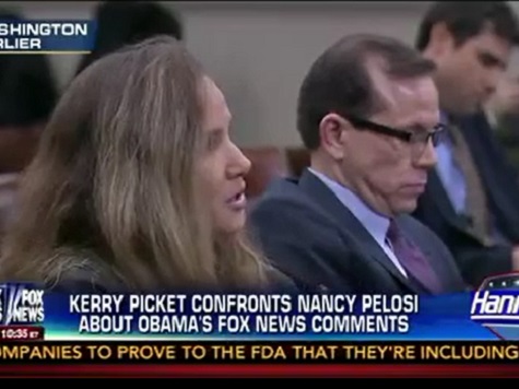 Breitbart's Kerry Picket Question for Pelosi Highlighted on FNC's 'Hannity'