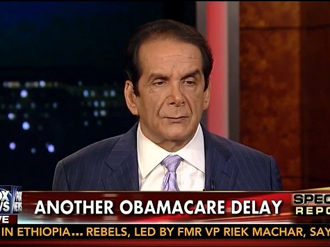 Krauthammer on Latest ObamaCare Mandate Delay: President Acting Lawlessly Like 'a Banana Republic'