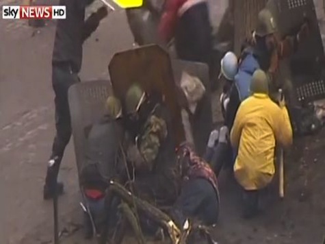 Video of Snipers Shooting Protesters as Ukraine Truce Crumbles