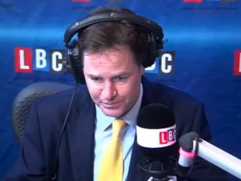 You're On A Different Planet, Clegg Tells Caller