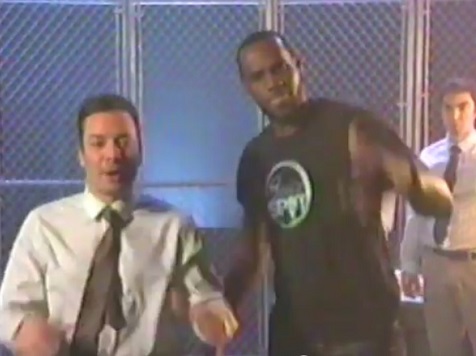 Lebron James, Jimmy Fallon Face-Off in 80's Rendition of Wastepaper Basketball