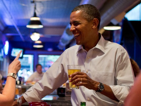 Obama Goes to Happy Hour with Democrats After Ukraine Statement