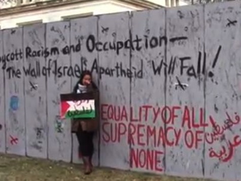 Code Pink, 'Apartheid Wall' Greet Pro-Israel Activists at AIPAC