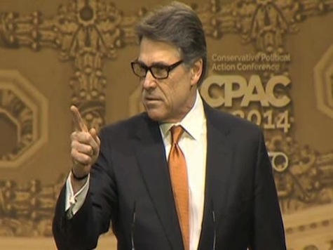 Rick Perry Hammers President at CPAC: 'The Bill Is Due on Obama's Bad Economy and Foreign Policy'
