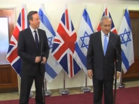 David Cameron Visits Benjamin Netanyahu in Israel