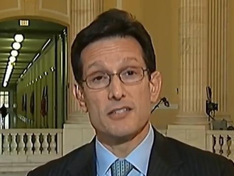 Cantor Responds to Breitbart News Report – Says He Is in Support of Boehner as Speaker
