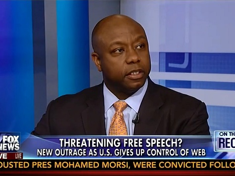 Tim Scott: 'Bill Clinton Is Right' on Obama's 'Bad Decision' to Cede Control of the Internet
