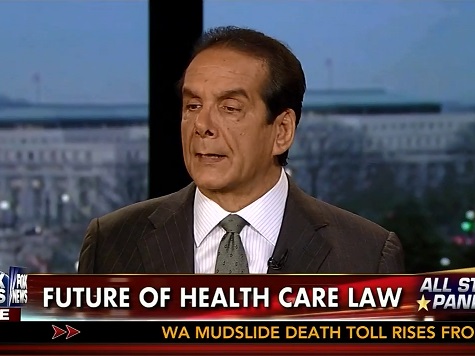 Krauthammer: 'What We're Dealing with Is a Facsimile of ObamaCare,' 'A Floating System'
