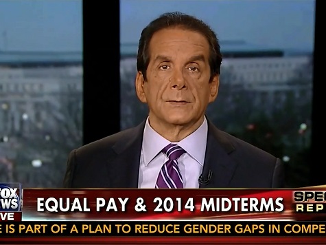 Krauthammer Calls White House Gender Pay Gap Facts 'Total Rubbish'
