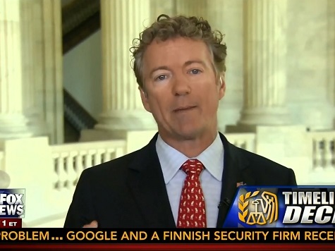 Rand Paul: Lois Lerner Has to Decide 'Risk Going to Jail or Testify in a Truthful Manner'