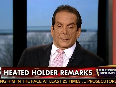 Krauthammer: Eric Holder a 'World-Class Whiner'