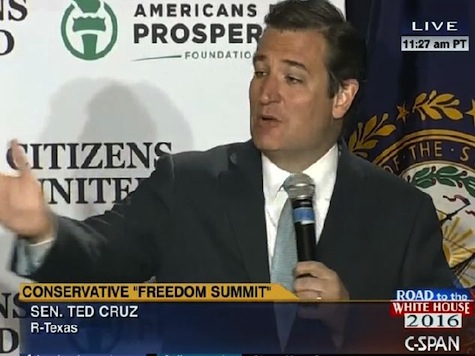 Ted Cruz: Only the Rich and Powerful Are 'Fat and Happy' Under Obama's 'Great Stagnation'