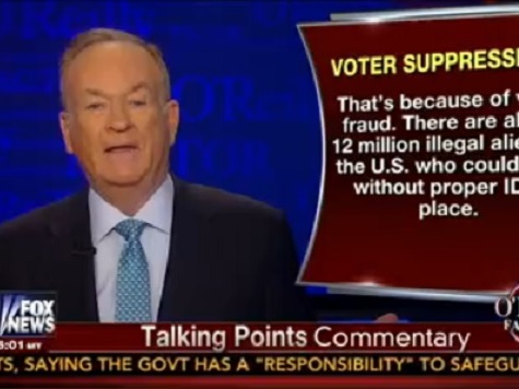 O'Reilly Calls for Photos on Social Security Cards to Be Used as Voter ID