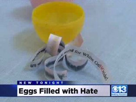 Racist Easter Eggs Left on Lawns