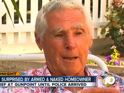 Naked, Armed Homeowner Defeats Intruder