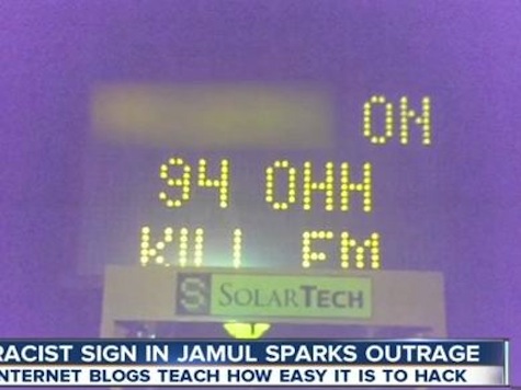 N-Word Rap Lyric Hacked on to California Electrical Highway Sign
