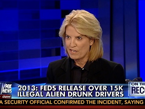 Van Susteren on 36k Released Illegal Immigrants: 'Don't Put Them on Our Streets'