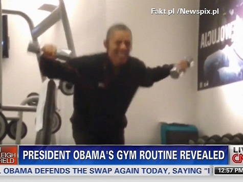 CNN Anchor Swoons Over Obama Workout Video