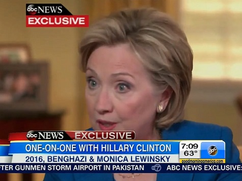 ABC's Sawyer Presses Hillary on Benghazi