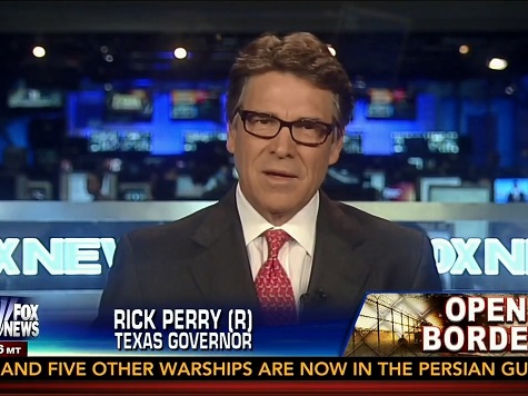 Perry: Either Obama Admin 'Incredibly Inept' or Behind the US-Mexico Border Influx