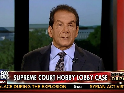 Krauthammer: 'Expansion of the Entitlement State' Will Inevitably Impinge on Religious Practice