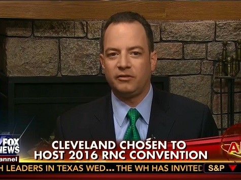 Priebus Announces Cleveland for RNC in 2016