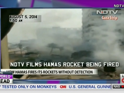 Watch: Rocket Fired from Neighborhood in Gaza