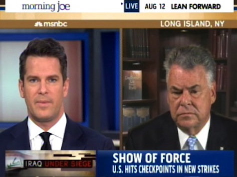 Peter King Hammers 'Incredibly Absurd' MSNBC Host on Iraq