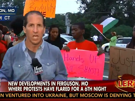 Watch: Palestinian Flag Flies in Ferguson, MO