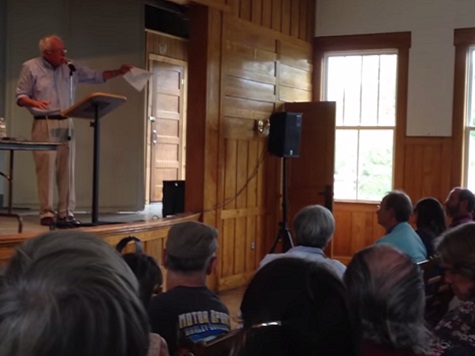 LANGUAGE WARNING: Bernie Sanders Heckled by Hamas Supporters at Town Hall Meeting