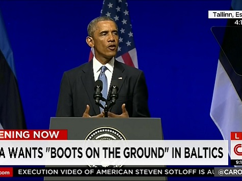 Obama Pushes For 'Boots on the Ground' in Baltics