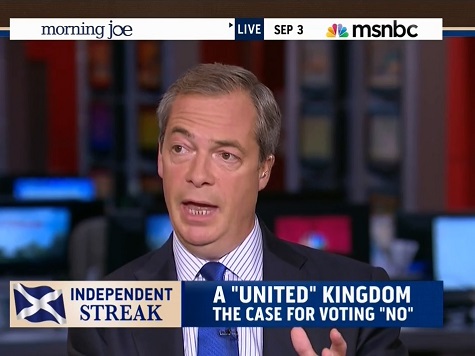 Farage: Scots Being Sold 'a Pig in a Poke' on Scottish Independence