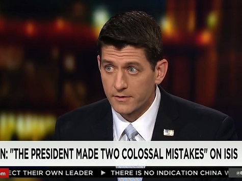 Paul Ryan: We Have Been Getting Briefings of ISIS 'for a Couple of Years'