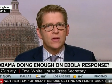 Jay Carney: Ebola Puts Obama 'in a Bad Light,' Suggests 'Flight Restrictions'