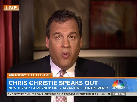 Watch: Christie Fends Off Ebola Policy Criticisms from NBC's Lauer