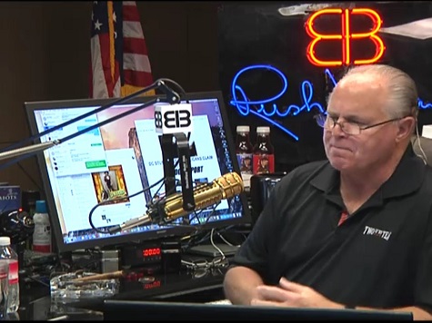 Rush Limbaugh: GOP Elected Not to Govern, Work Together But Stop Barack Obama