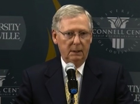 McConnell: Obama Acting Alone on Immigration Would Be Like Waving Red Flag in Front of Bull