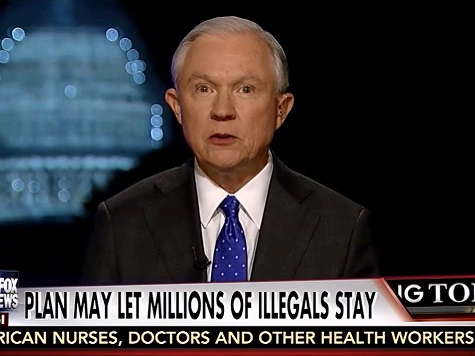 Sessions: Executive Amnesty Will Make It â€˜Almost Impossibleâ€™ to Enforce Laws
