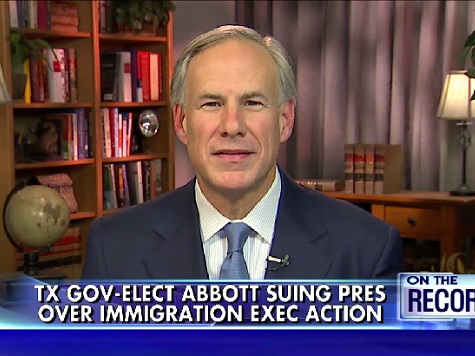 TX Gov-Elect: Amnesty Lawsuit Against Obama ‘Any Day Now’