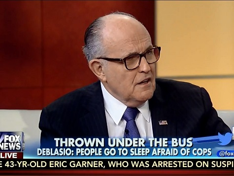 Giuliani Rips De Blasio for Creating ‘Atmosphere of Protest,’ Possible Violence