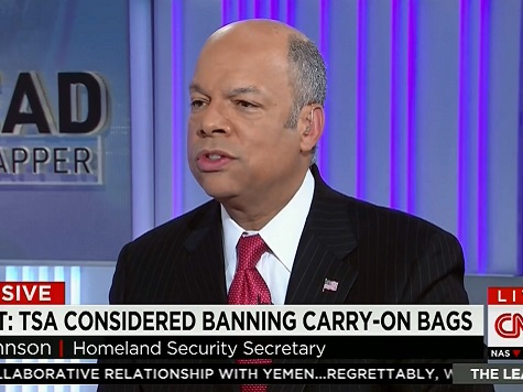 Jeh Johnson: No Carry-On Ban ‘At This Time,’ But Possible in Future