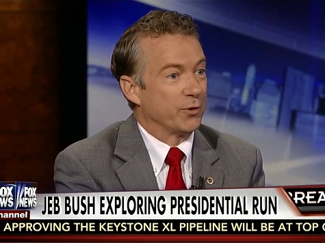 Rand Paul: ‘Will Be Very, Very Difficult’ for Jeb Bush to Run in 2016 Primary