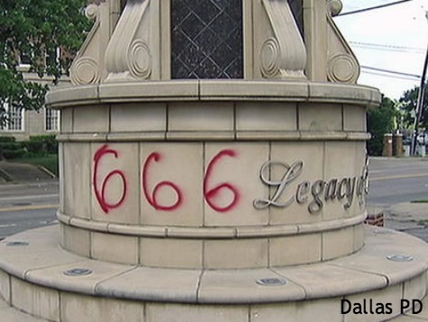 Satanic Graffiti Targets Gay Landmarks in Dallas