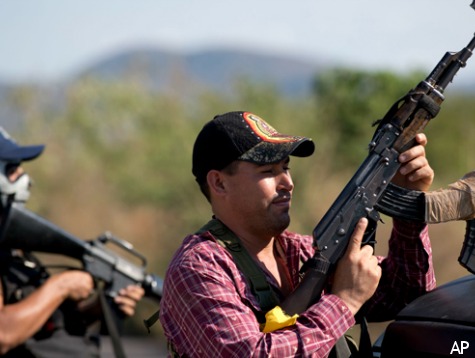 Mexican Vigilantes Fight Violence Near Border
