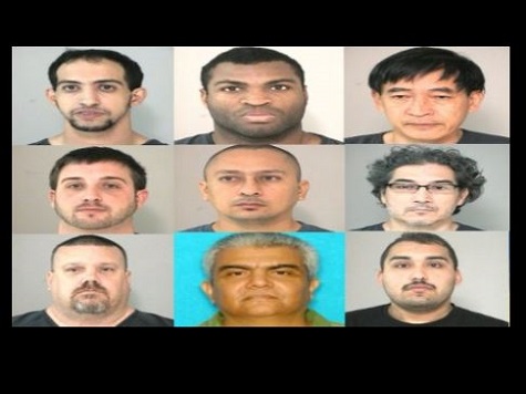 Nine Alleged Child Predators Arrested in One Texas County