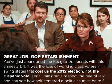 Palin to GOP: You've 'Abandoned' Reagan Democrats, Insulted Hispanics