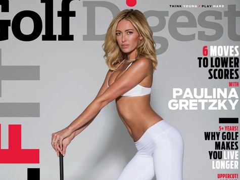 LPGA Stars Not Happy Golf Digest Put Paulina Gretzky on May Cover, Not Happy at All