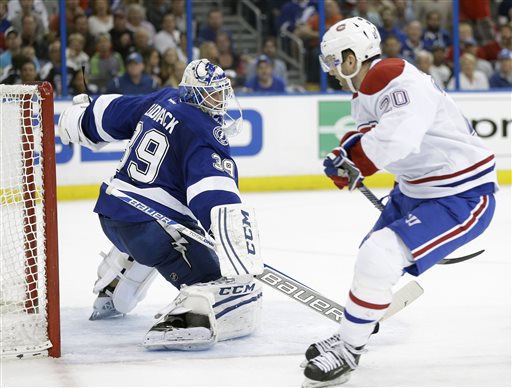 Weise's OT Goal Lifts Canadiens over Lightning 5-4