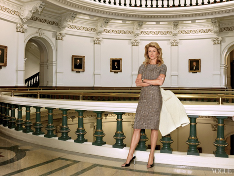 This Is How The Left Wins: Wendy Davis in Vogue's Fall Fashion Blockbuster
