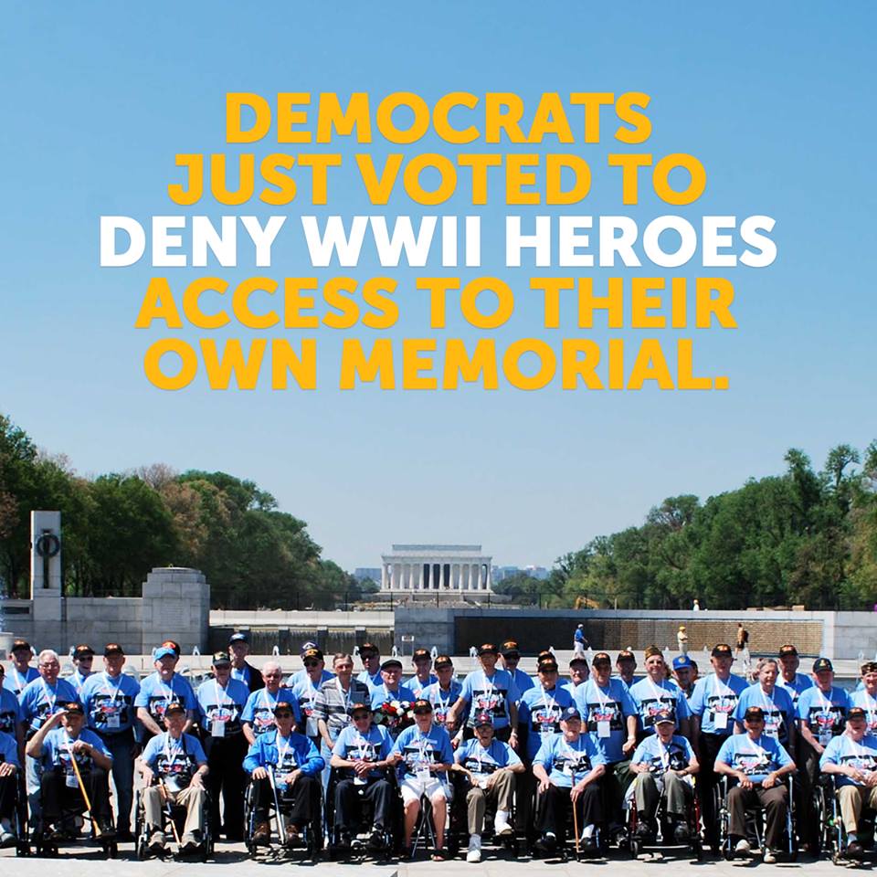 House Democrats Deny WWII Vets Access To Their Own Memorial